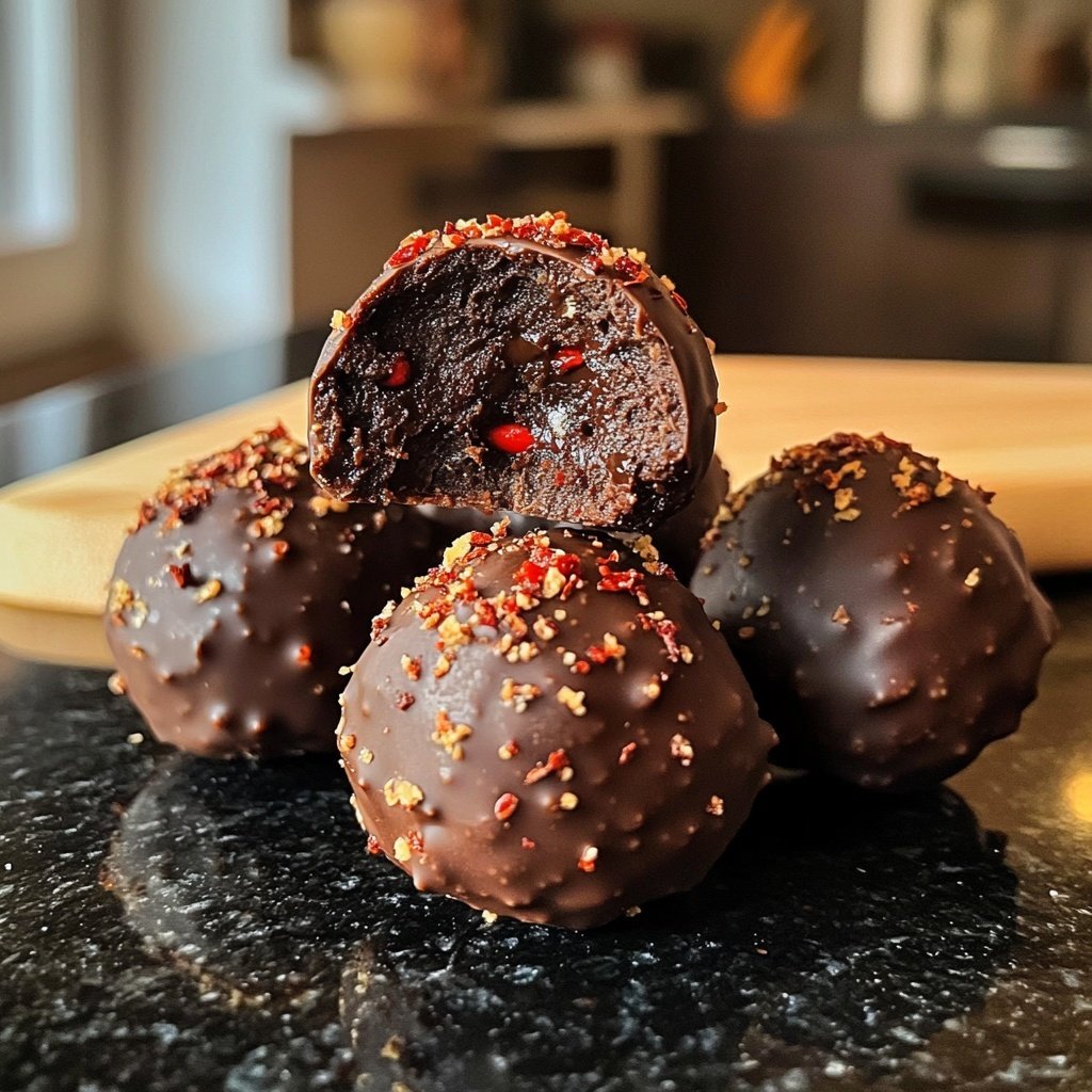 Chocolate Chili Truffles