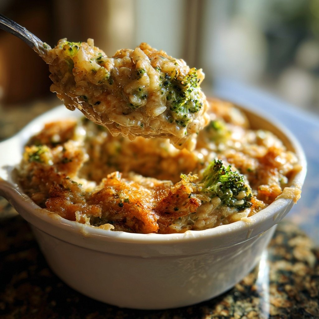 Sunday Baked Creamy Broccoli Rice