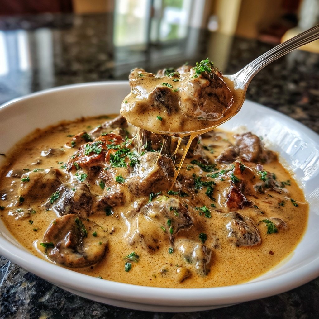 Ground Beef Stroganoff