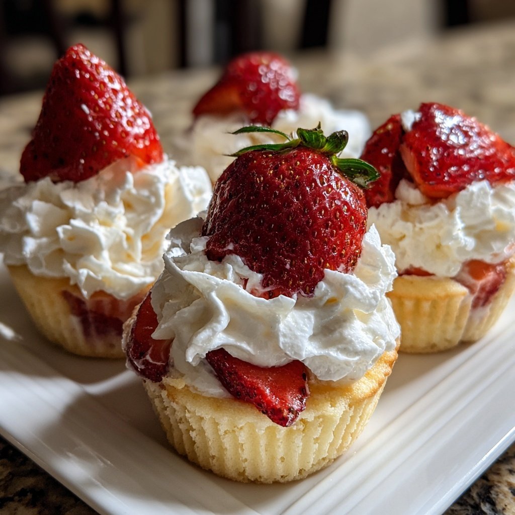 Valentines Treats Strawberry Cream Cups