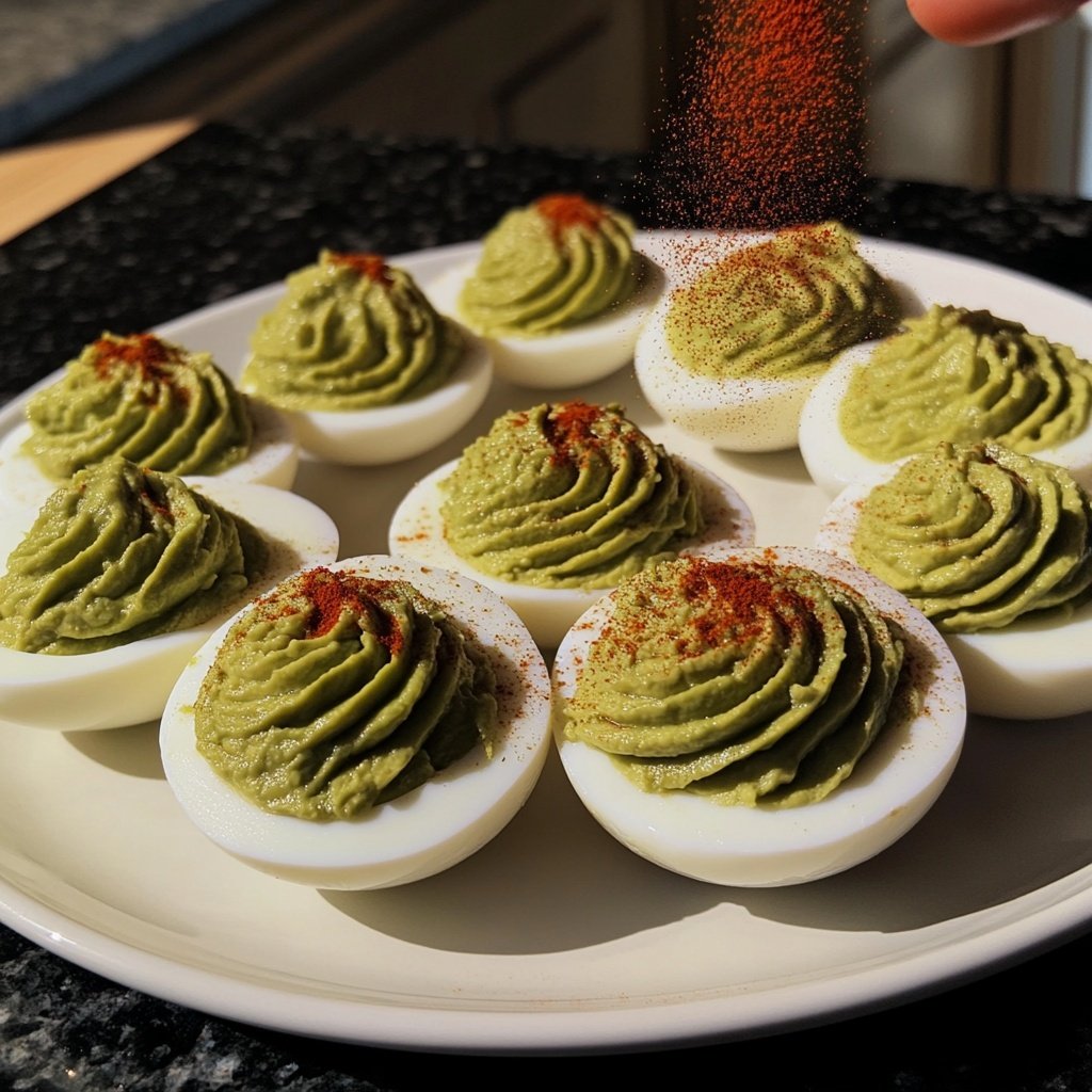 Avocado Deviled Eggs