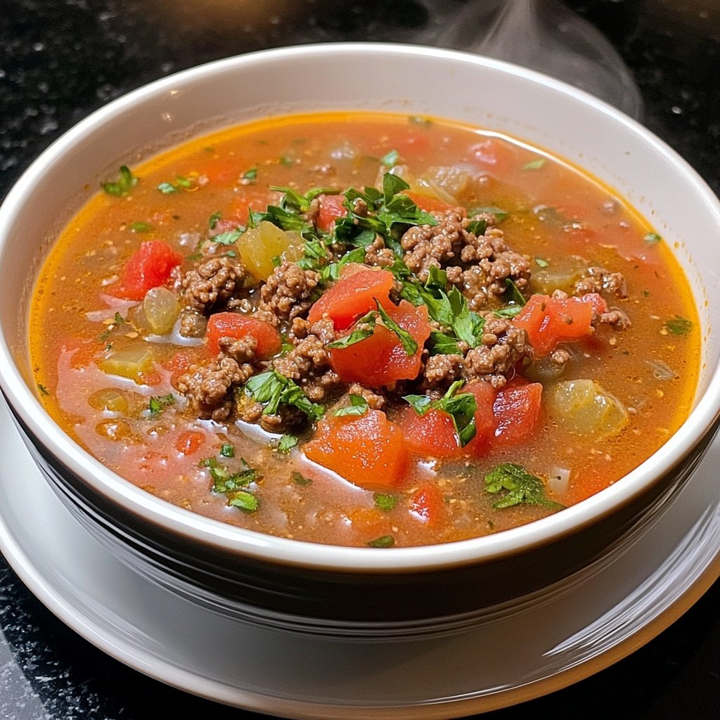 Ground Beef Soup