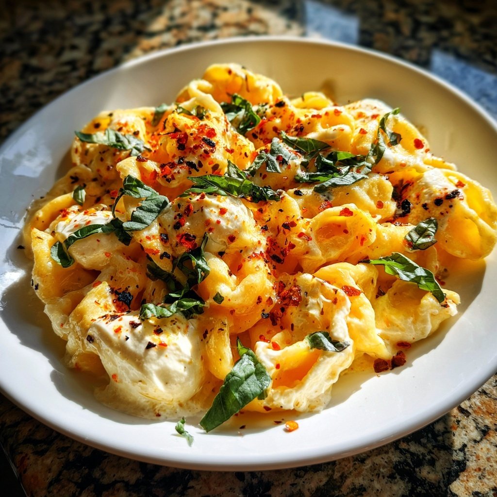 Romantic Tomato Burrata Pasta