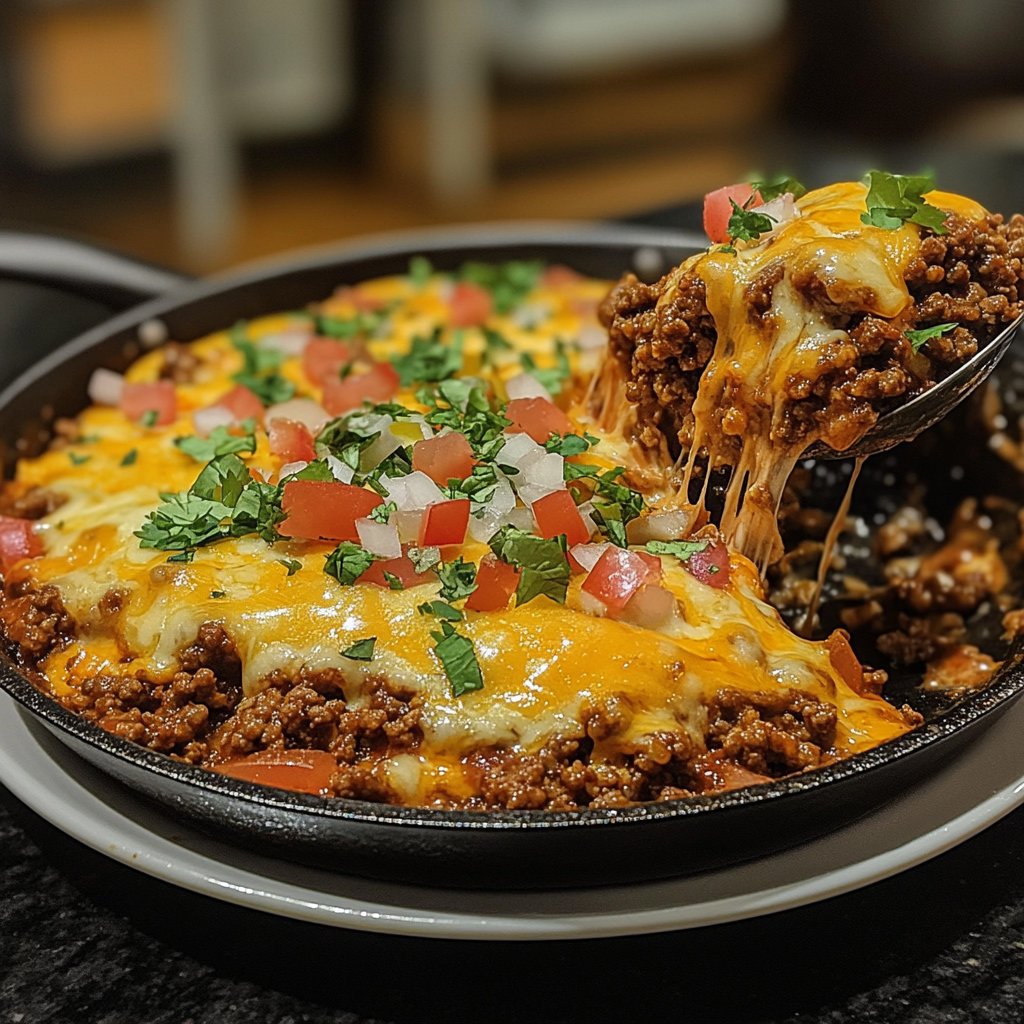 Ground Beef Taco Skillet