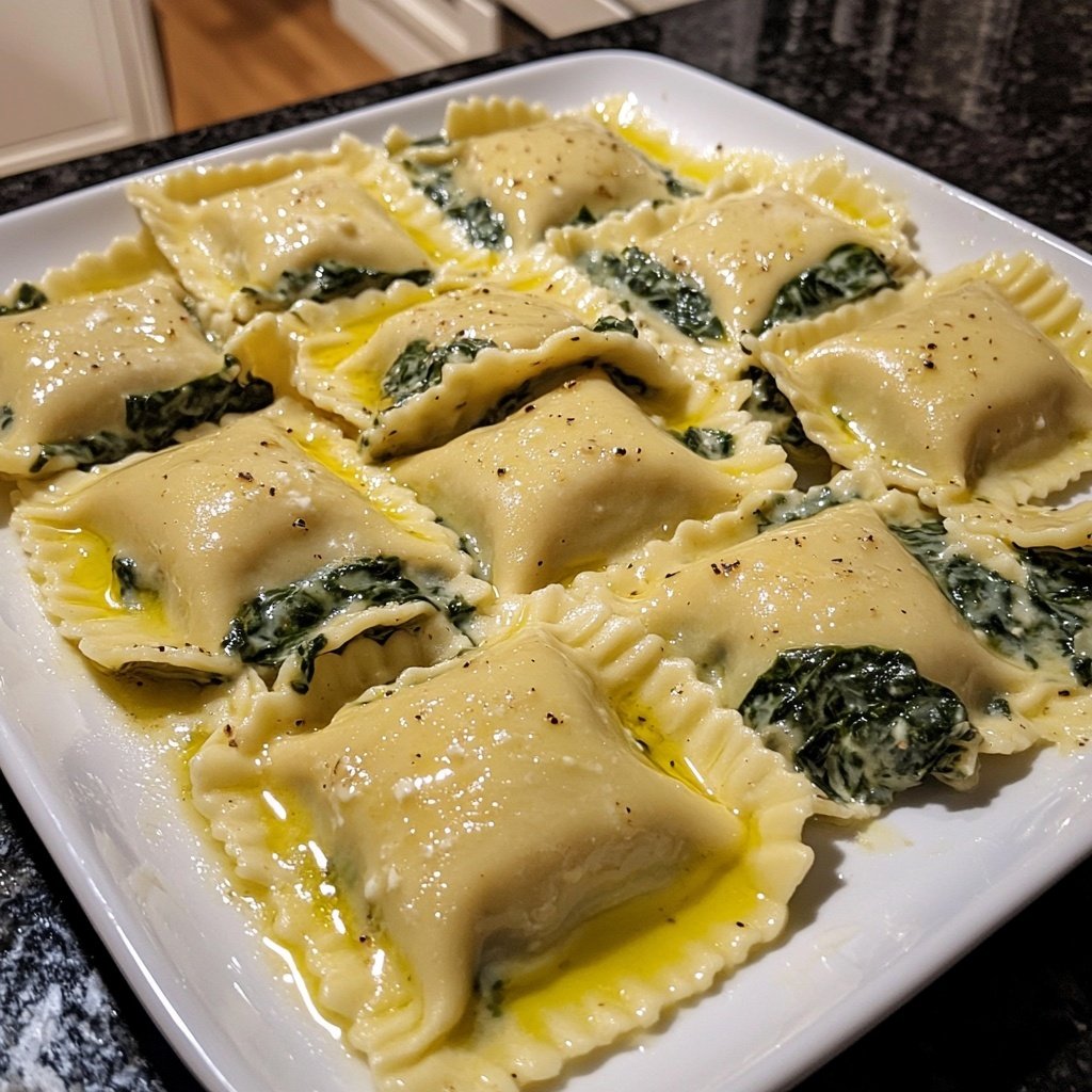 Creamy Tuscan Ravioli