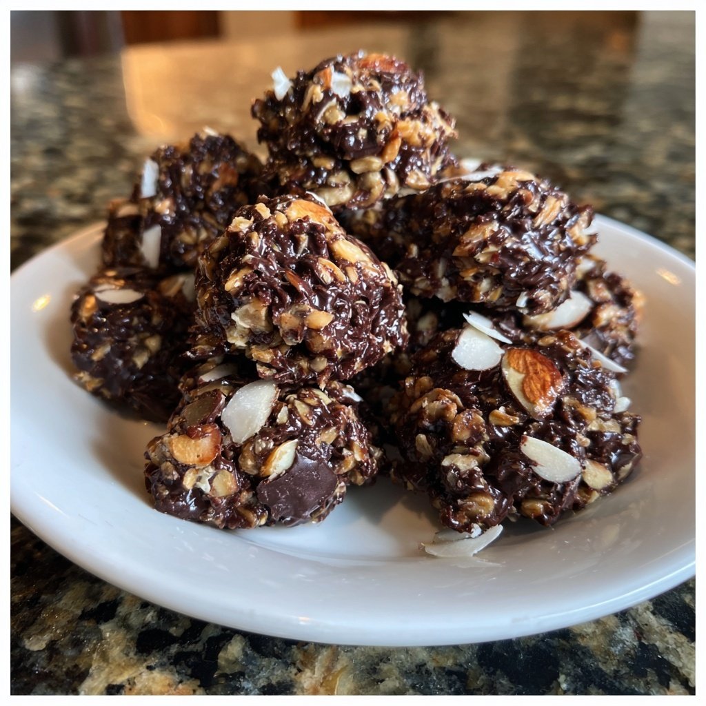 Chocolate Coconut Almond Snack Bites