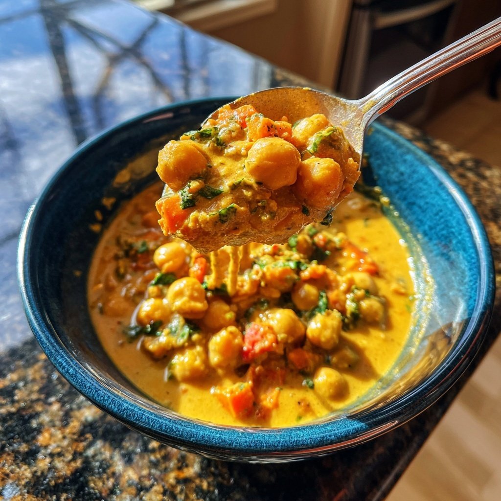 Creamy Chickpea Coconut Curry