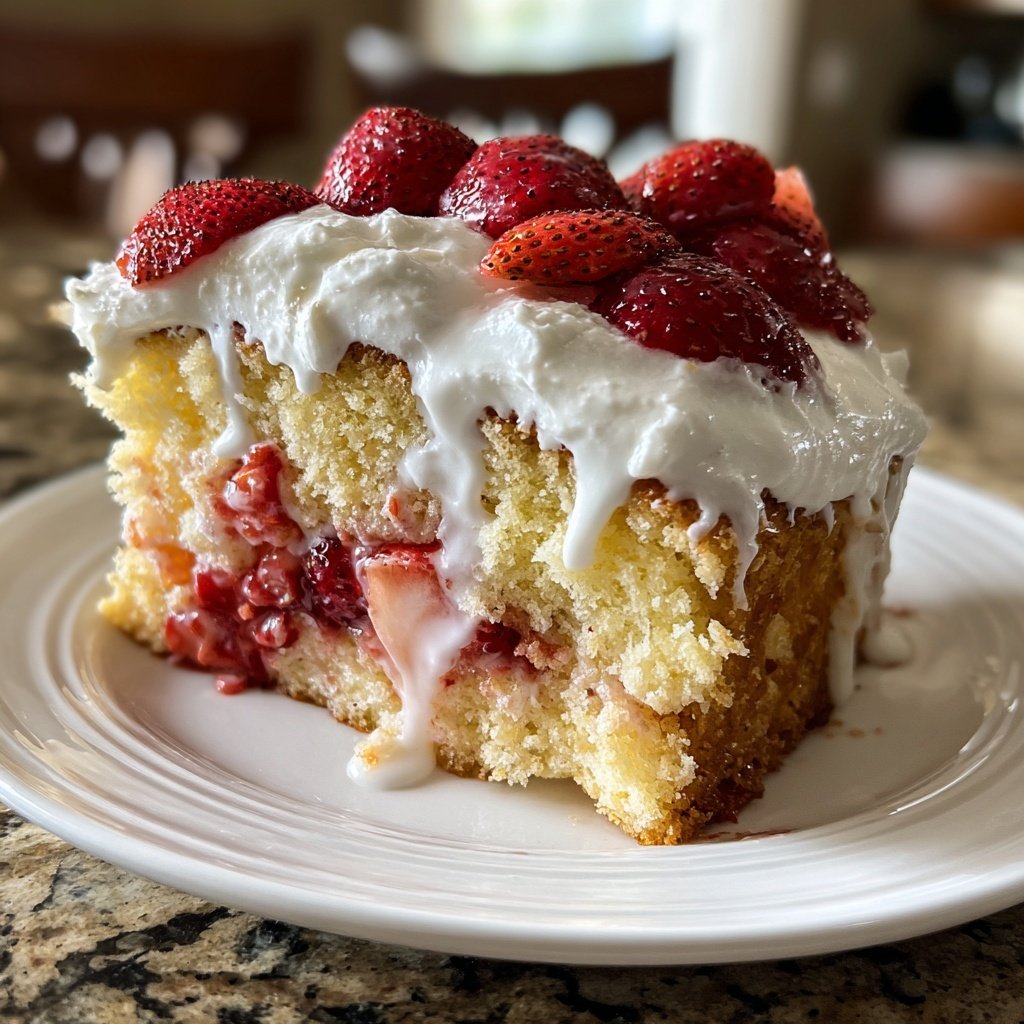 Strawberry Shortcake With Pound Cake