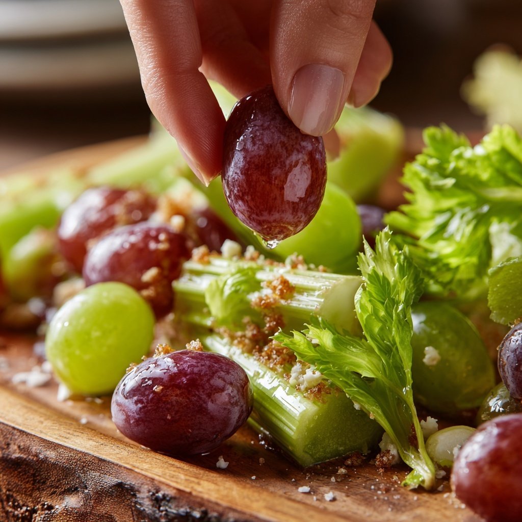 Celery Salad With Grapes